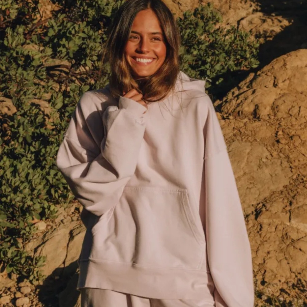 Daily Drills Light Pink Hoodie